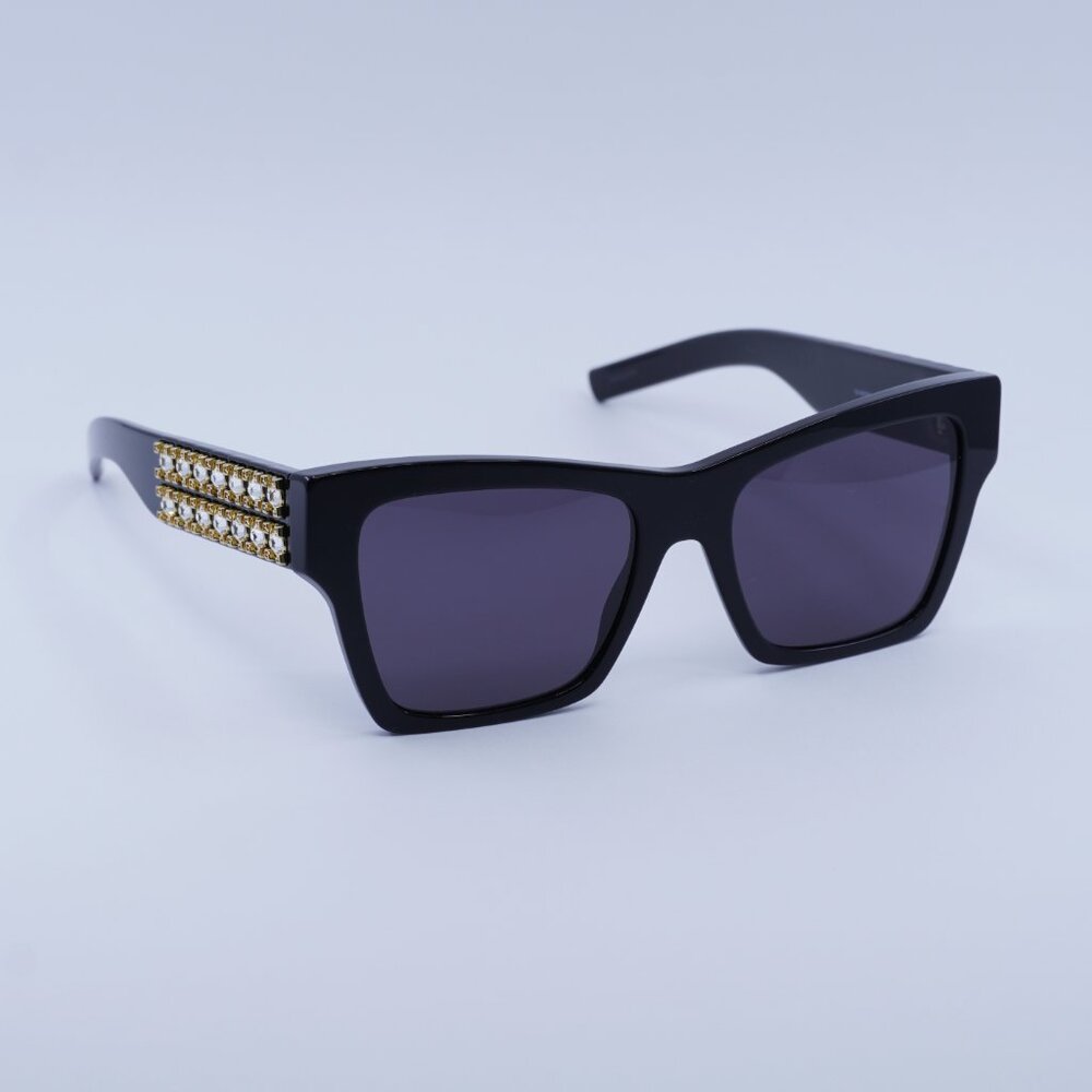 🕶️ New Givenchy GV40076I 01A Sunglasses - Black Frame, Grey Lenses - Picture 3 of 9